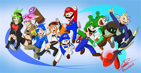 Smg4 10th Anniversary 1st Set By Flowerbruh On Deviantart