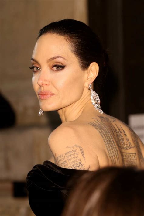 Angelina Jolie Attends 71st British Academy Film Awards At Royal Albert