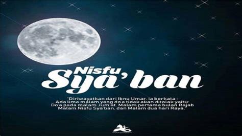 Malam nisfu sya'ban jatuh tanggal berapa ? - MIMOSA PUDICA