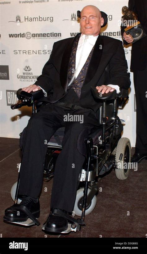 Dpa Us Actor Christopher Reeve Who Has Been Paralysed Since An