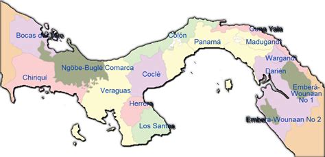 Political Map Of Panama Vrogue Co