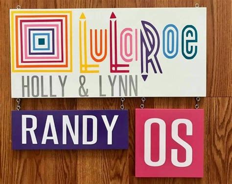 Lularoe Wooden Signs With 10 Style Tags Of Choice By Saenzdesignz