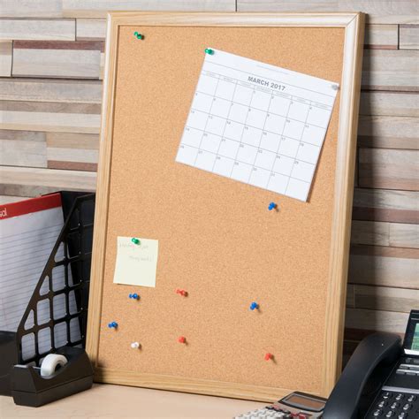 Choose from our extensive selection of. Universal UNV43602 18" x 24" Natural Cork Board with Oak Frame