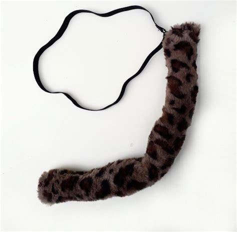 Leopard Tails Furry Leopard Clip On Tails Sexy Animal Etsy