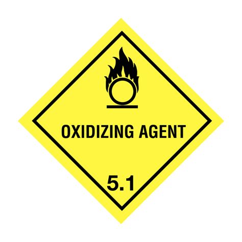 Oxidising Agent Adr Labels