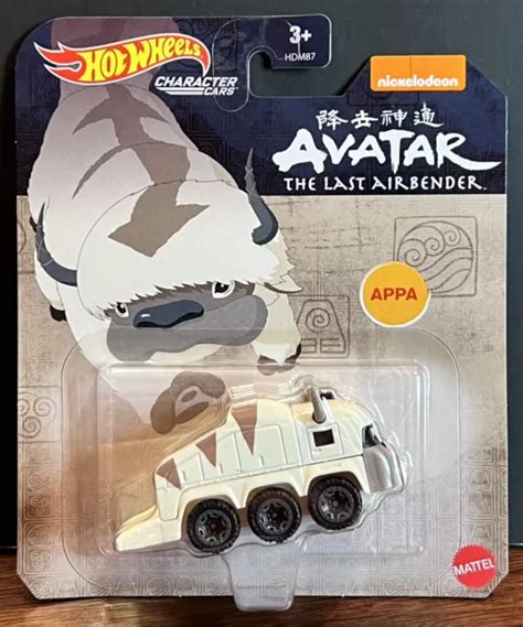 Hot Wheels Avatar The Last Airbender Appa Character Cars New 649