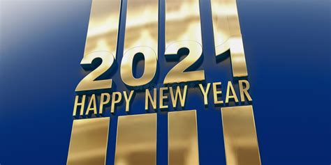 Happy New Year 2021 Stock Illustration Illustration Of Rendering