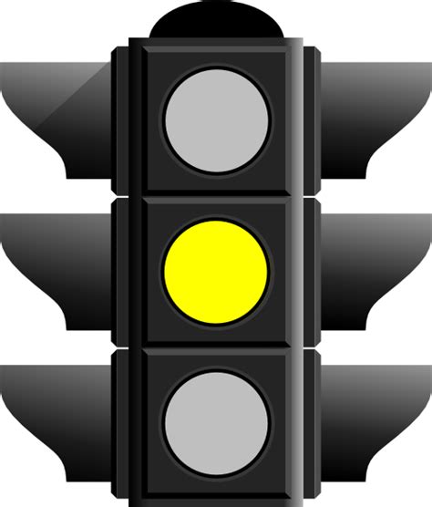 Yellow Traffic Light Clip Art At Vector Clip Art Online