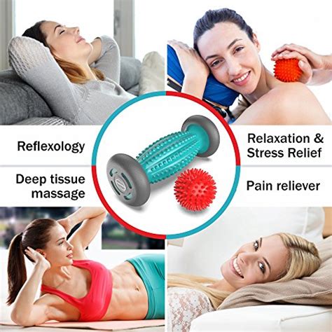 Foot Massager Roller Ball For Plantar Fasciitis Total Relief For