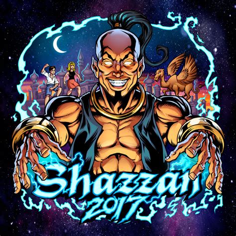 Shazzan Genie Cartoon He Will Help Them Every Time They Get In