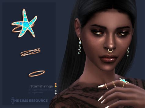 Starfish Rings By Sugar Owl At Tsr Sims 4 Updates