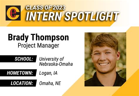 Intern Spotlight – Brady Thompson | Commonwealth Electric Company of
