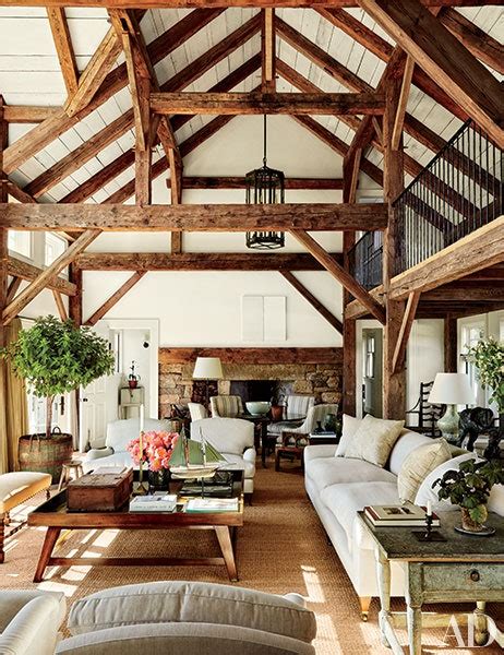 Here you can play nice with the color scheme, because the tree can be so different. Wood Beam Ceiling Ideas With a Touch of Rustic Charm ...