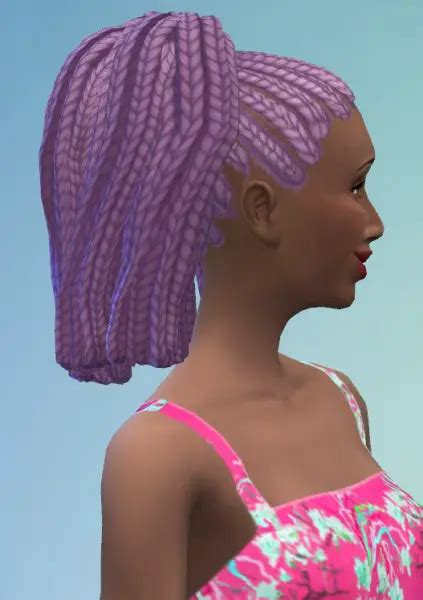 Birksches Sims Blog Higher Braids For Her Sims 4 Hairs