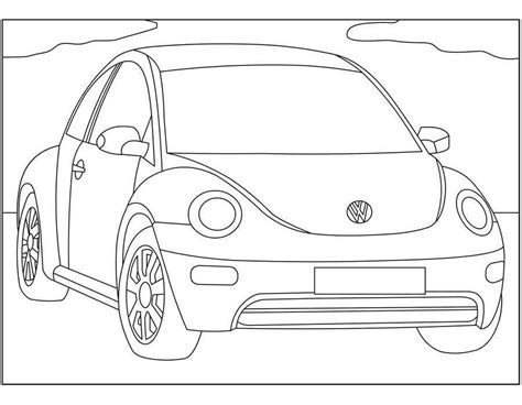 Volkswagen Coloring Pages 🖌 To Print And Color