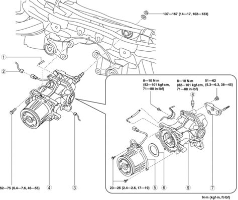 Mazda CX 5 Service Repair Manual Rear Differential Removal