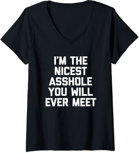 Womens Im The Nicest Asshole You Will Ever Meet T Shirt