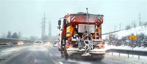 Salt Trucks Snow Plows Work Around The Clock As Snow Hits Wwj
