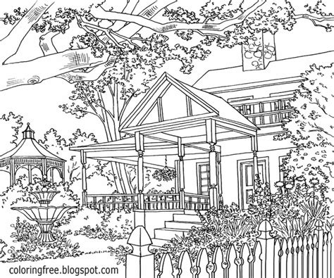 coloriage adulte à imprimer  livre de coloriage adulte paysage
