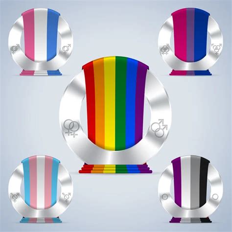 Sexual Orientation Symbols And Flags Stock Vector Image By ©vipervxw