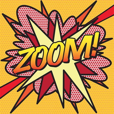 Zoom Comic Book Pop Art Fun Retro By Thisis Notme Redbubble