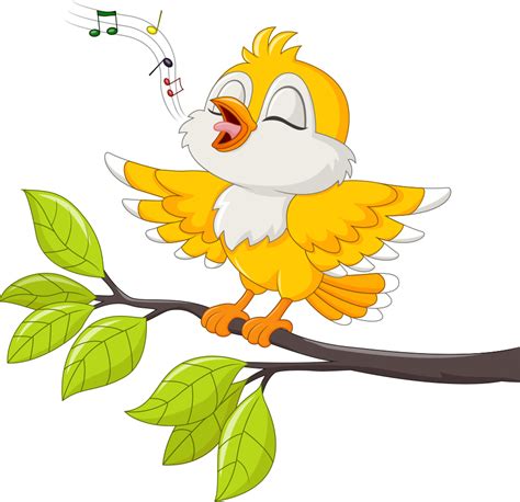 Bird Singing Stock Illustration Illustration Singing Bird Clipart