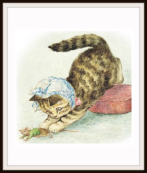 Miss Moppet By Beatrix Potter Art Print 8 X 10 Beatrix Potter