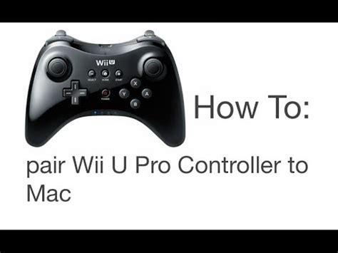 Great savings ✅ free delivery / collection on many items. Pair Wii U Pro Controller to Mac - YouTube