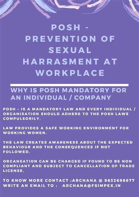 Myths And Facts About Posh “ Prevention Of Sexual Harassment At Workplace