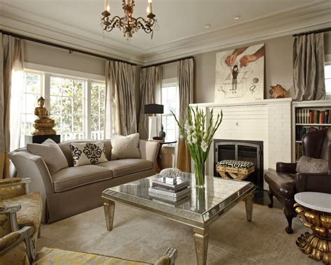 Traditional Furnishings Create An Elegant Atmosphere In This Neutral