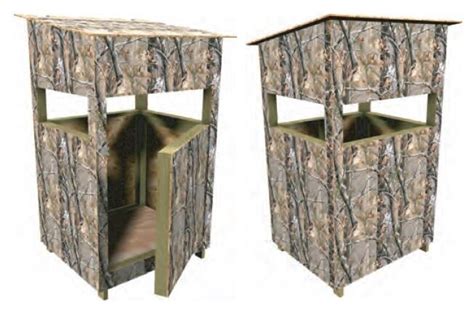 Deer Stand Box Blind Plans Hunting Build Your Own Easy