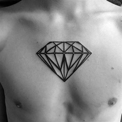 50 Traditional Diamond Tattoo Designs For Men Jewel Ink Ideas