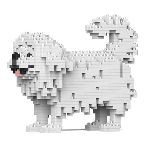 Jekca Pekingese 01s Lego Sculpture Construction 4d Brick