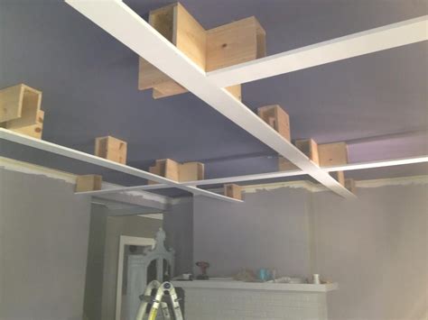 How To Make Coffered Ceilings Coffered Ceiling Diy Diy Ceiling Home