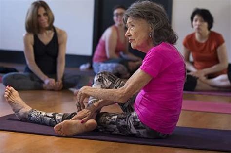 World S Oldest Yoga Teacher Aged Still Teaches Five Classes A Week
