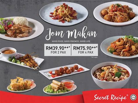 Click in to find out more. Jom Makan Promotion @ Secret Recipe | Malaysian Foodie