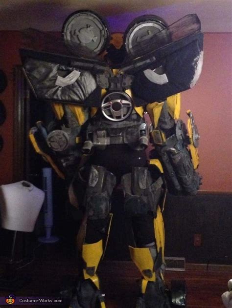 DIY Bumblebee Transformer Adult Costume Unique DIY Costumes Photo 2 3