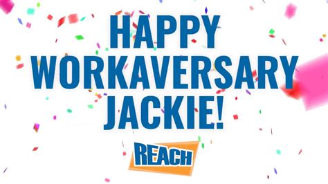 Reach Media Network Happy Workaversary Jackie Youtube