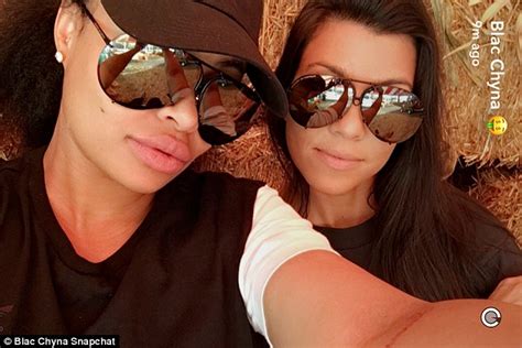 Blac Chyna And Kourtney Kardashian Quash Rumors As They Share Snapchat