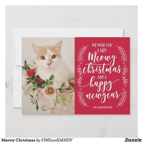 Check spelling or type a new query. Meowy Christmas Holiday Card | Christmas holiday cards ...