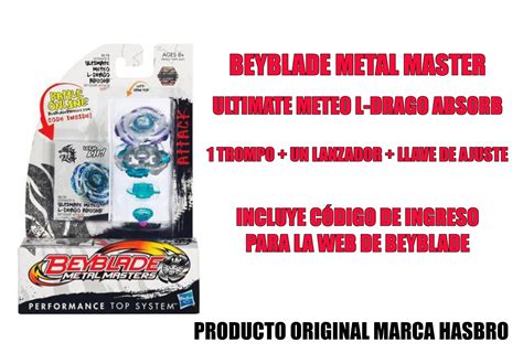 Juguetería León Beyblade Metal Master Ultimate Meteo L Drago Absorb Hasbro