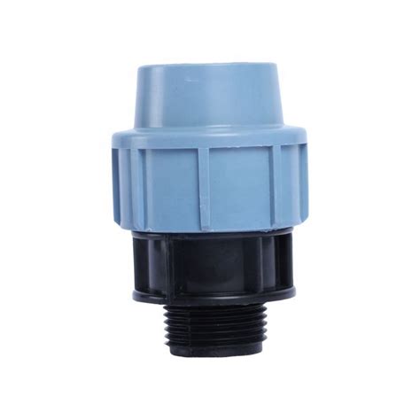 Compression Fittings Irrigation Hdpe Pipe Male Adaptor Pp Fittings China Male Adaptor Pp