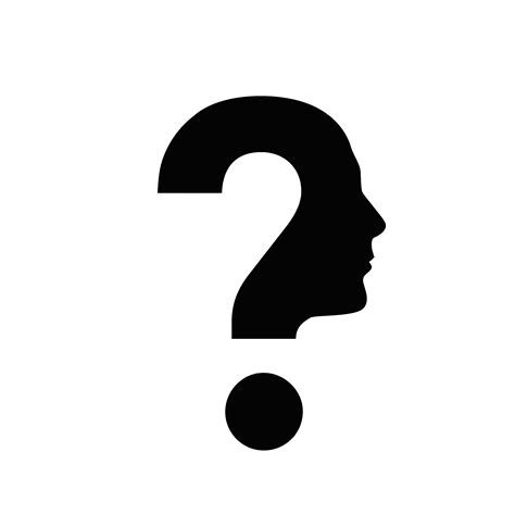 Human Head Question Mark Face Think Of Question Mark Face Png