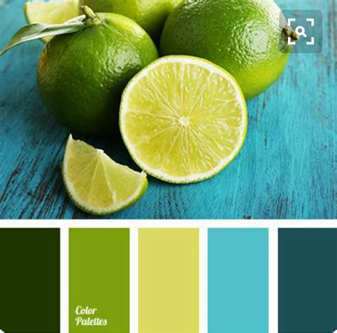 √ Neon Green Color Palette
