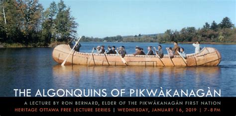 The Algonquins Of Pikwàkanagàn Heritage Ottawa