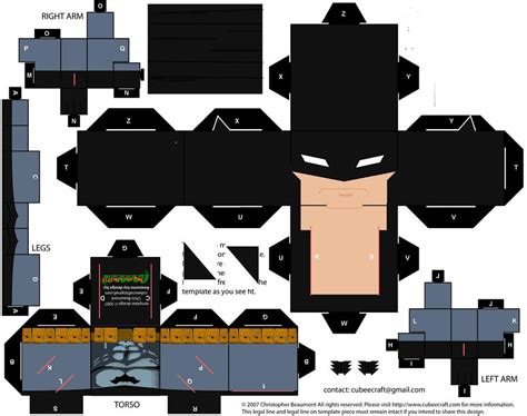 Batman Cubeecraft By Santiagobarriga On Deviantart