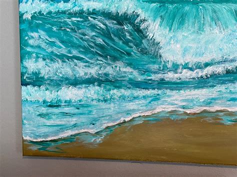 An Original 36 X 24 Acrylic Seascape Painting Etsy