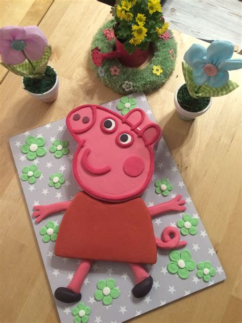 Arrange fruit (apples peaches,rhubarb or any other fruit you prefer), in single layer, on the dough. Peppa Pig Cake Peppa Wutz Kuchen | Peppa wutz kuchen ...