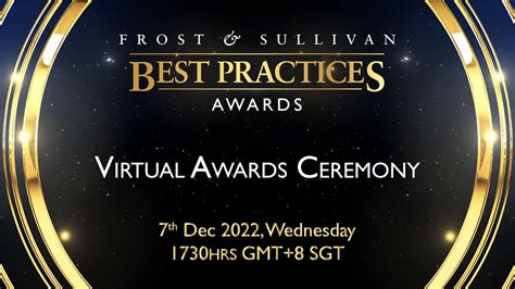 Frost And Sullivan Best Practices Awards Ceremony 11th Edition Youtube