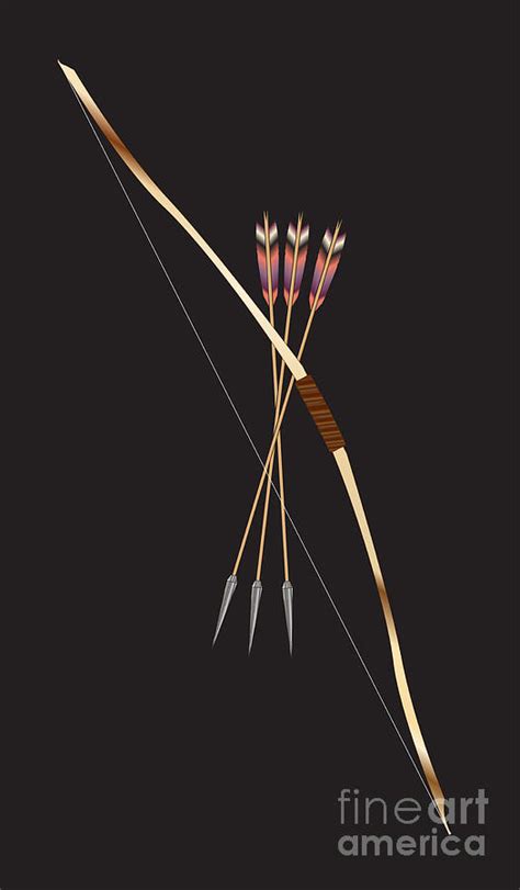 Traditional Bow And Arrow Digital Art By Bigalbaloo Stock Pixels